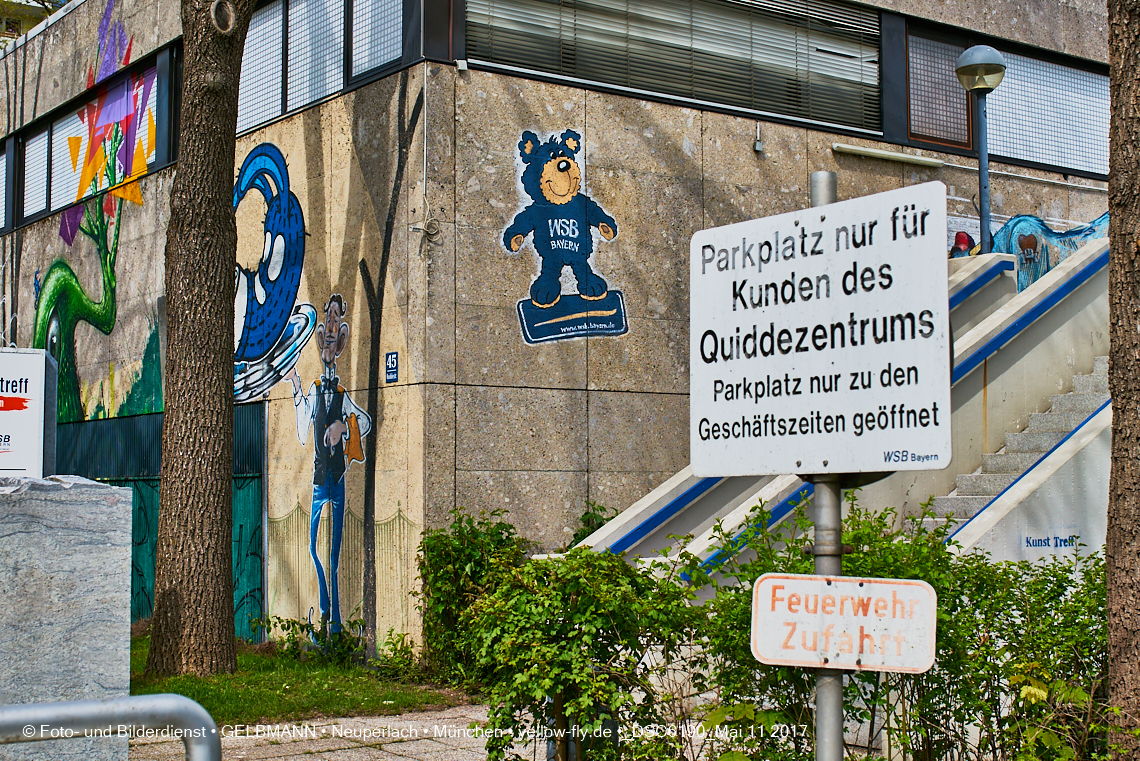 21.03.2017 - Abrissbaustelle Quiddezentrum in Neuperlach